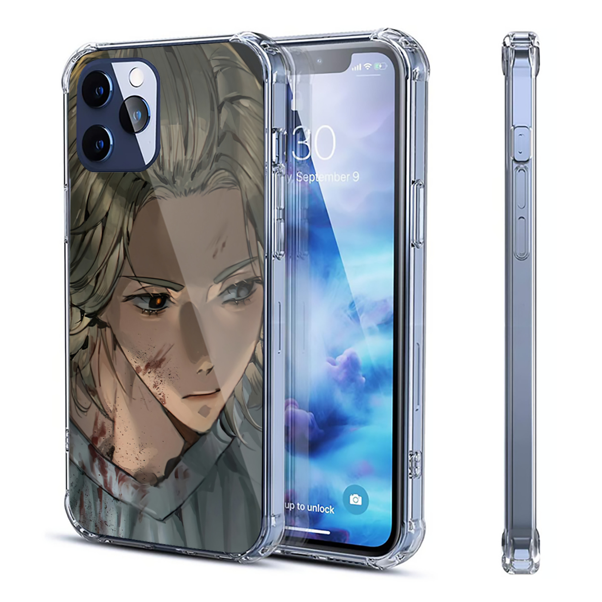 （画像用） 東京リベンジャーズ Tokyo Revengers 【iPhone 12シリーズ対応】透明スマホケース（クリアソフトケース）